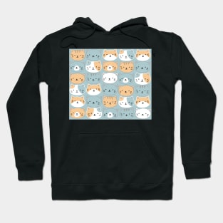 Cute Kitten Faces Hoodie